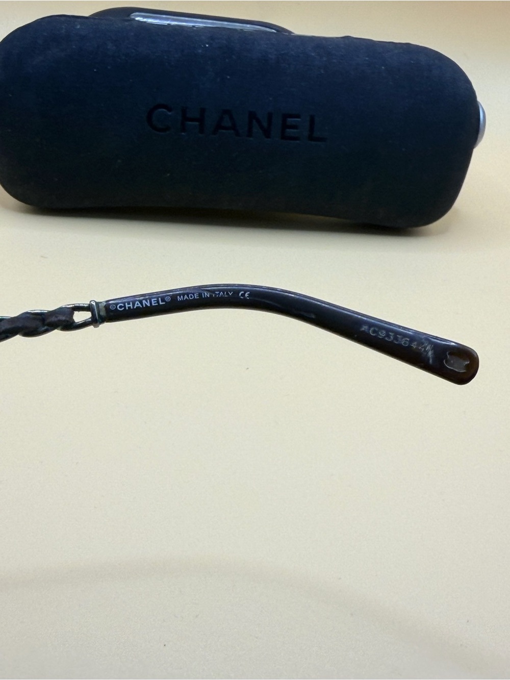 CHANEL Rectangular Metal Rim Eyeglasses - Picture 6 of 8